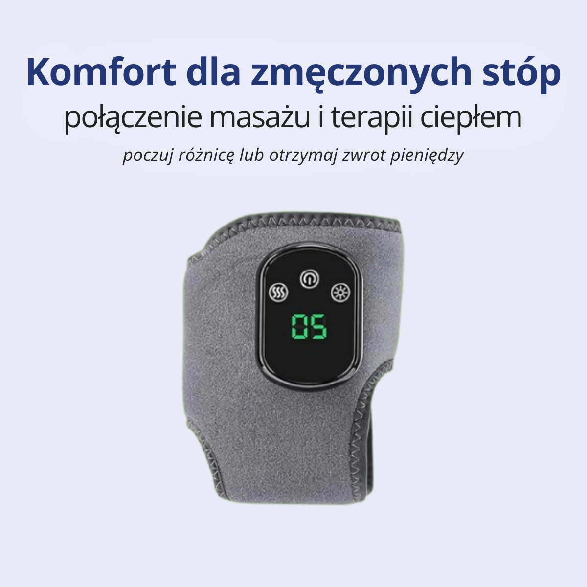 Ciche Stopy - wielofunkcyjny masażer stóp 3w1