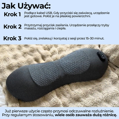 Ciche Plecy - wielofunkcyjny masażer pleców 3w1