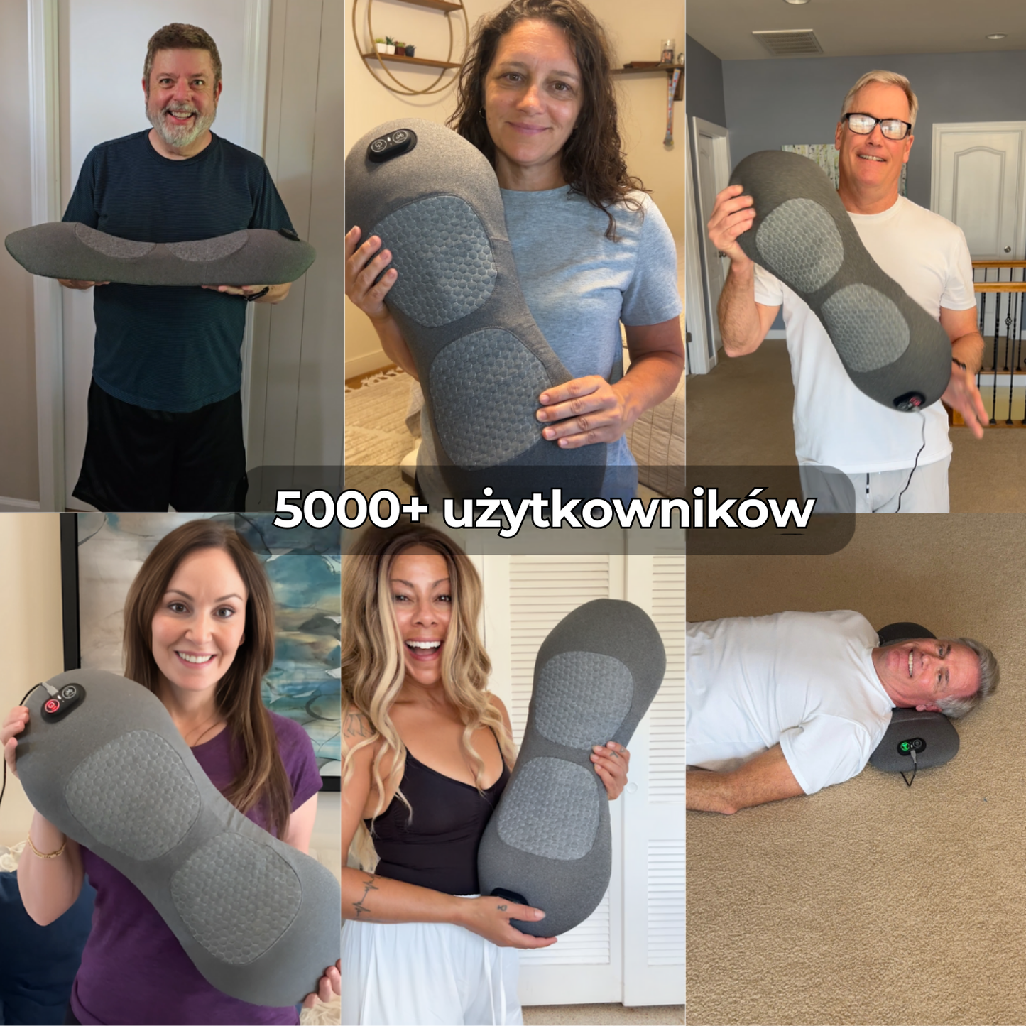 Ciche Plecy - wielofunkcyjny masażer pleców 3w1