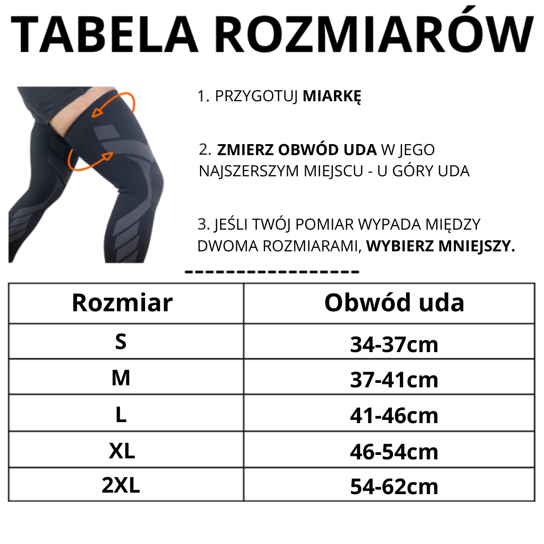 Letnia opaska kompresyjna V2 na kolana i nogi