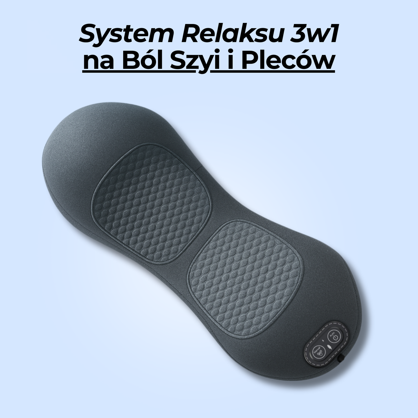 Ciche Plecy - wielofunkcyjny masażer pleców 3w1